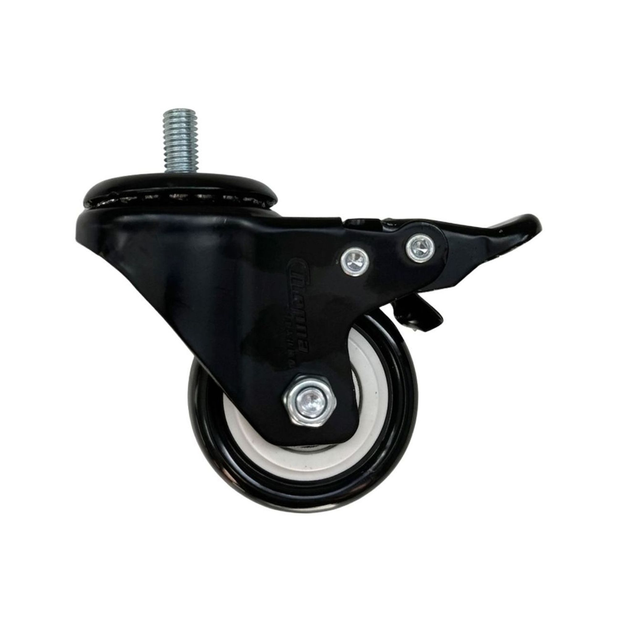 3307 серия Стелла-техник (Китай), аппаратные поворотные колеса из ПВХ с тормозом на штыре