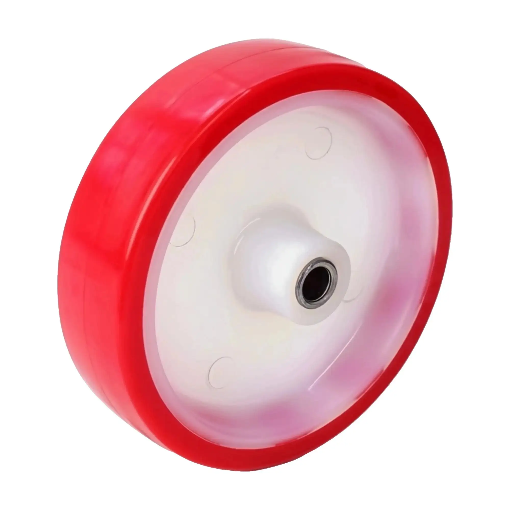 Колесо промышленное (125 мм, 180 кг) полиуретановое под ось Стелла-техник