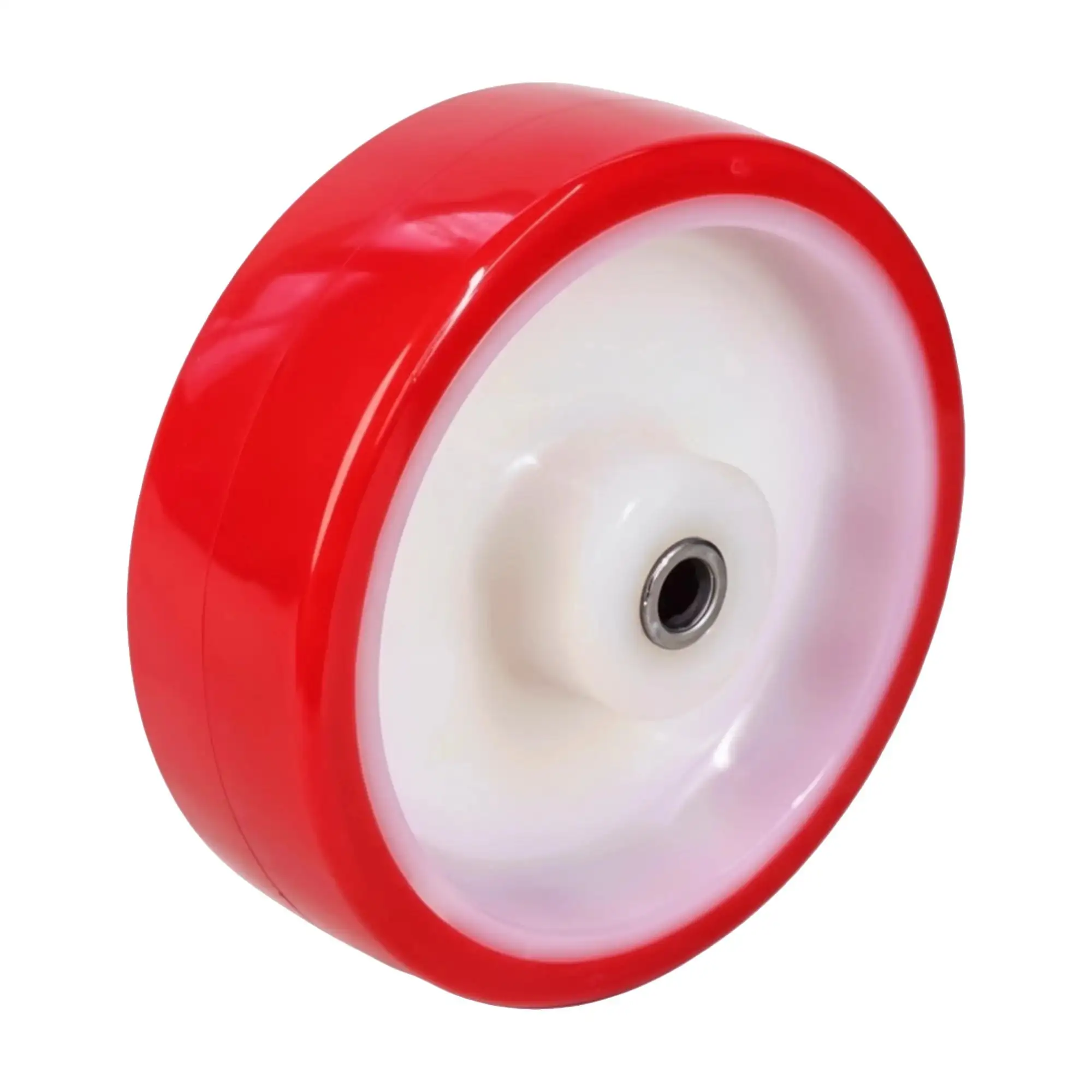 Колесо промышленное (125 мм, 180 кг) полиуретановое под ось Стелла-техник