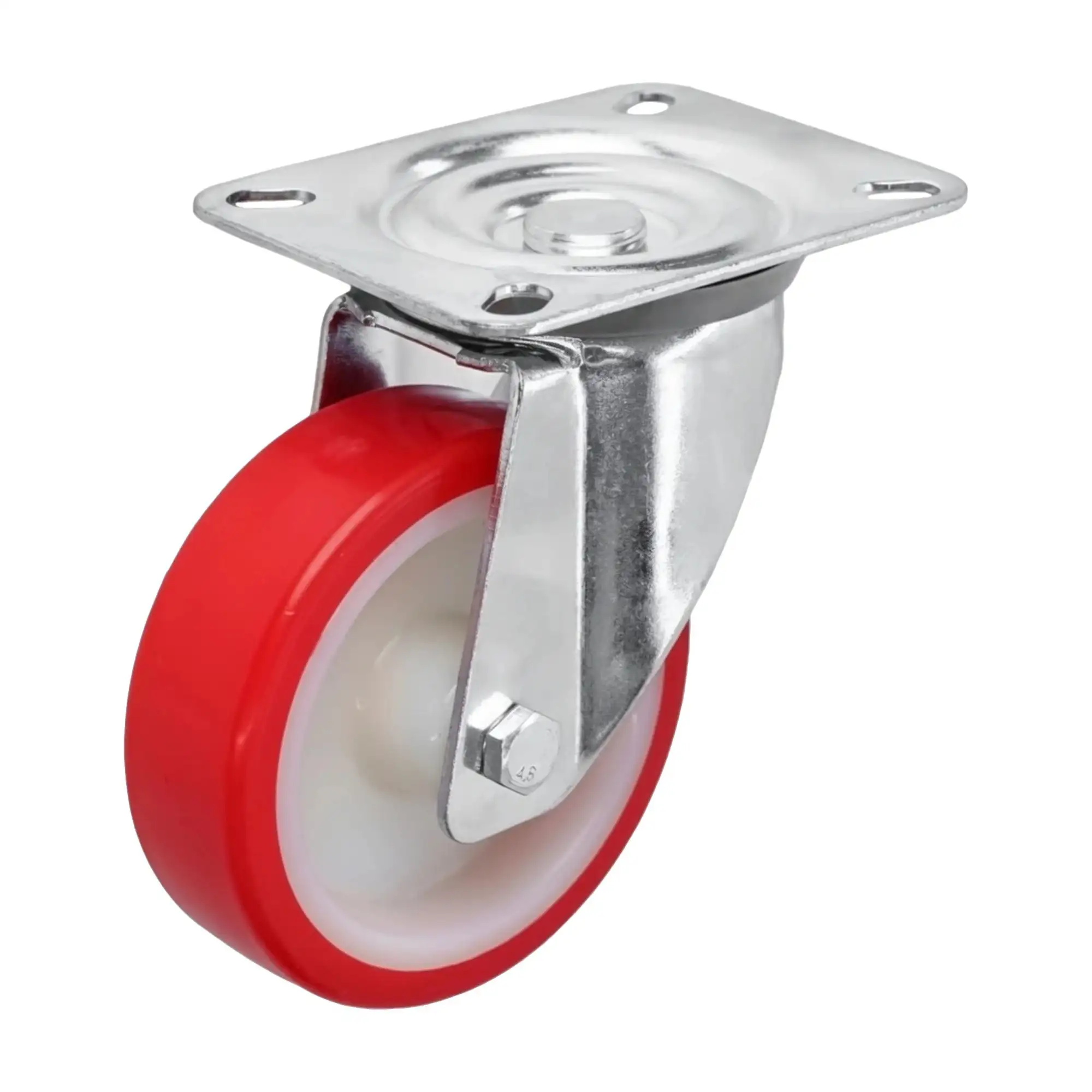 Колесо промышленное (100 мм, 130 кг) поворотное полиуретановое Стелла-техник