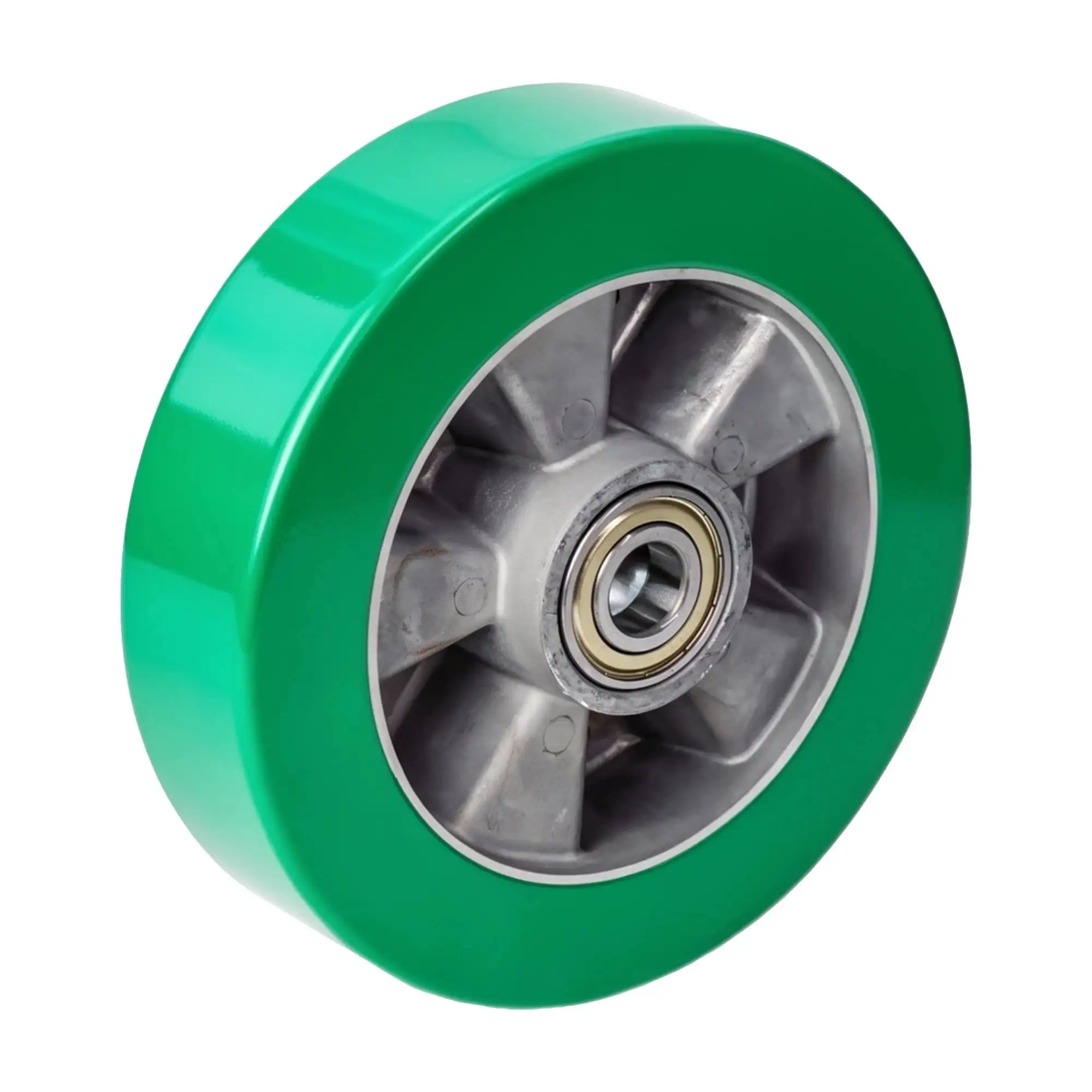 Колесо (200 мм, 800 кг) большегрузное под ось полиуретановое Стелла-техник (копия)