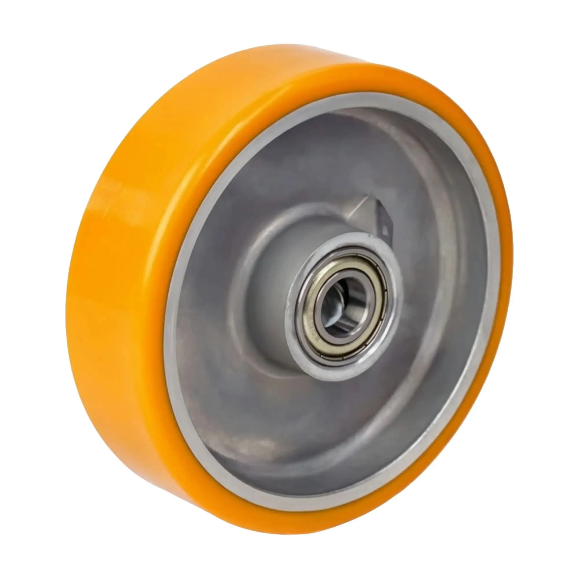 Колесо (125 мм, 350 кг) большегрузное полиуретановое под ось Стелла-техник