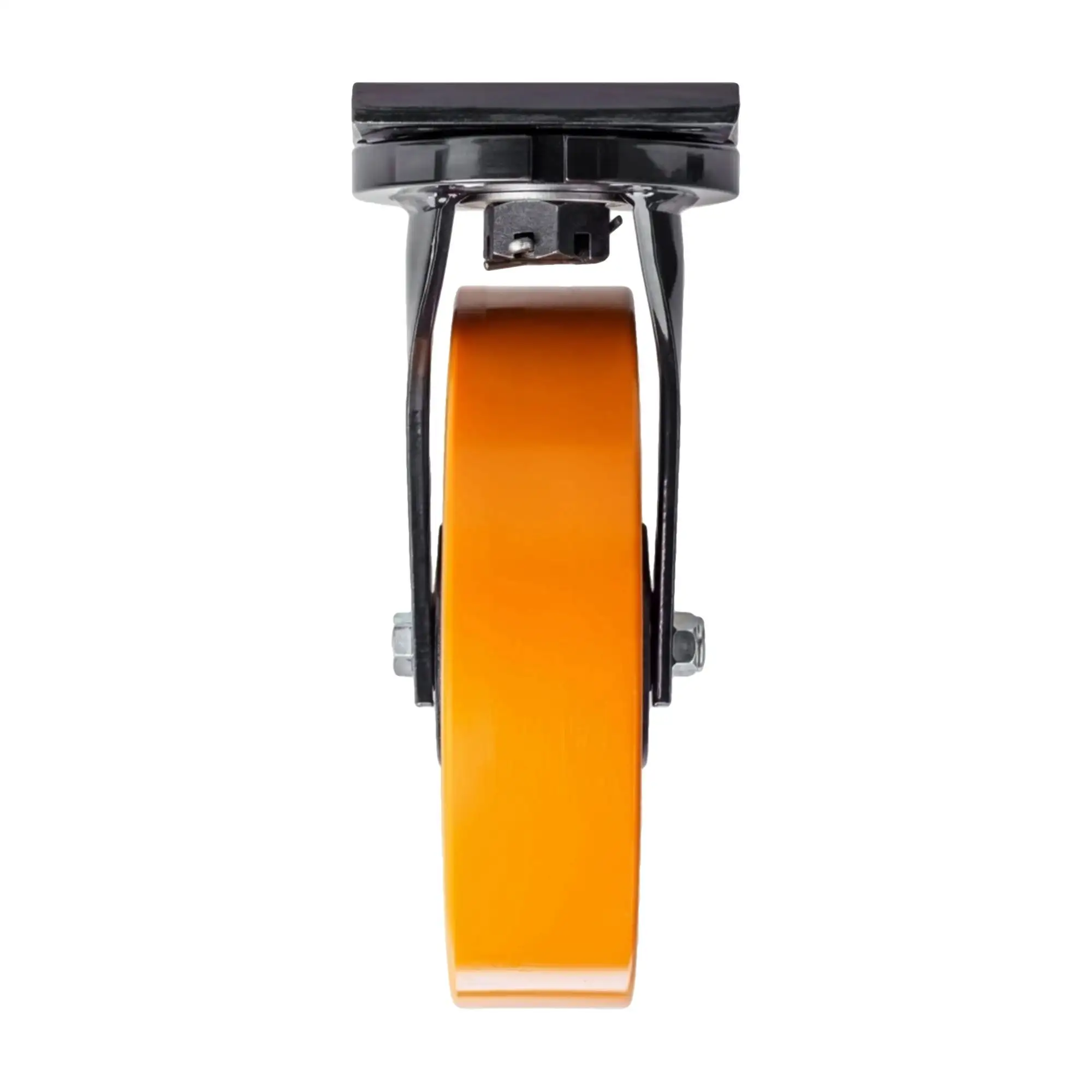 Колесо (300 мм, 2300 кг) сверхбольшегрузное полиуретановое поворотное Стелла-техник