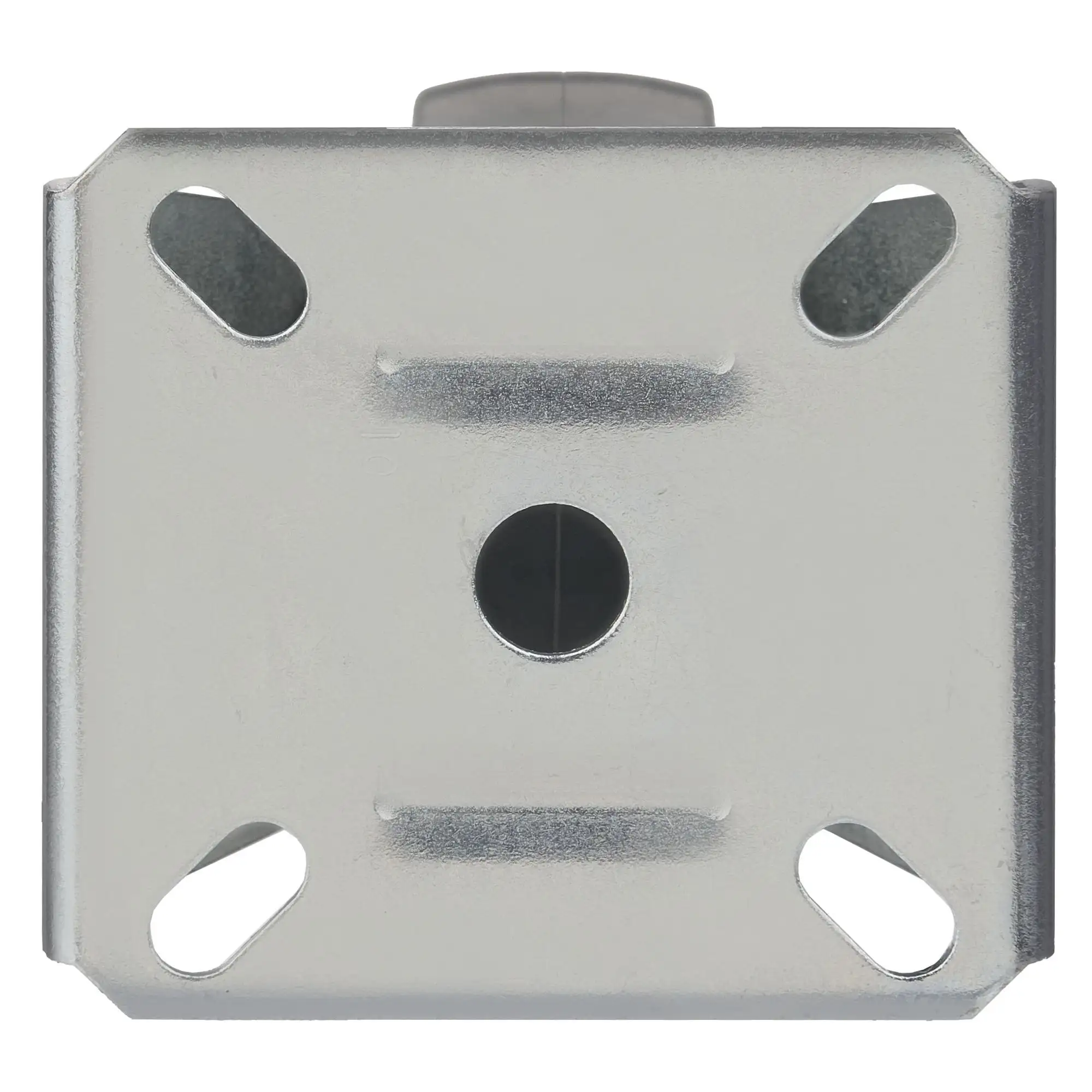 Колесо аппаратное (80 мм; 70 кг) неповоротное Tellure Rota, серая резина, сталь