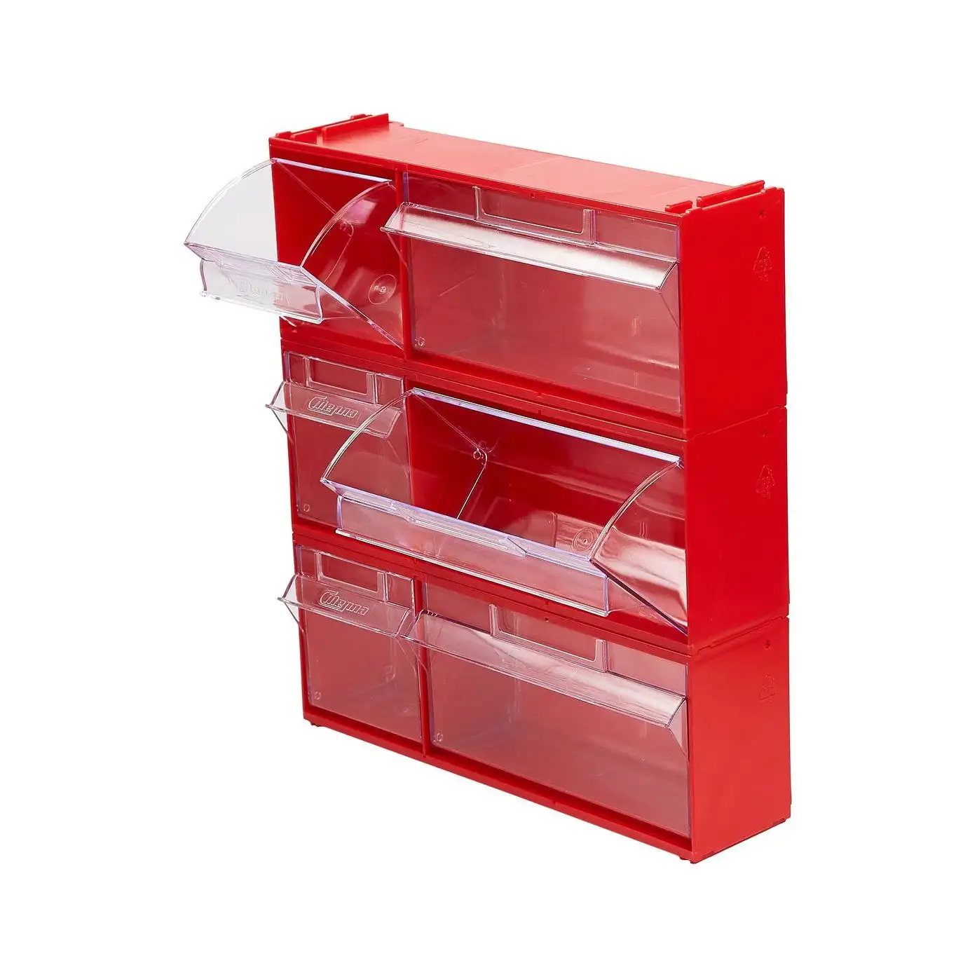 Короб откидной 300х96х112 мм, 2 ячейки, комплект 2 шт. Стелла-техник